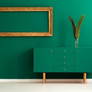 Green and gold interior